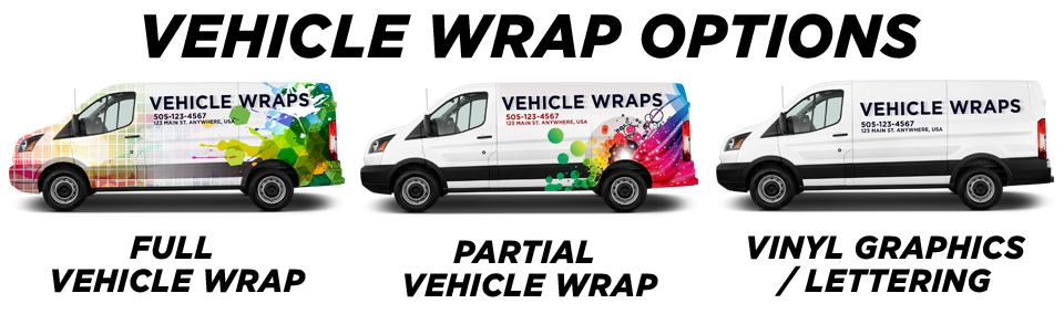 Middle Island Vehicle Wraps & Graphics vehicle wrap options